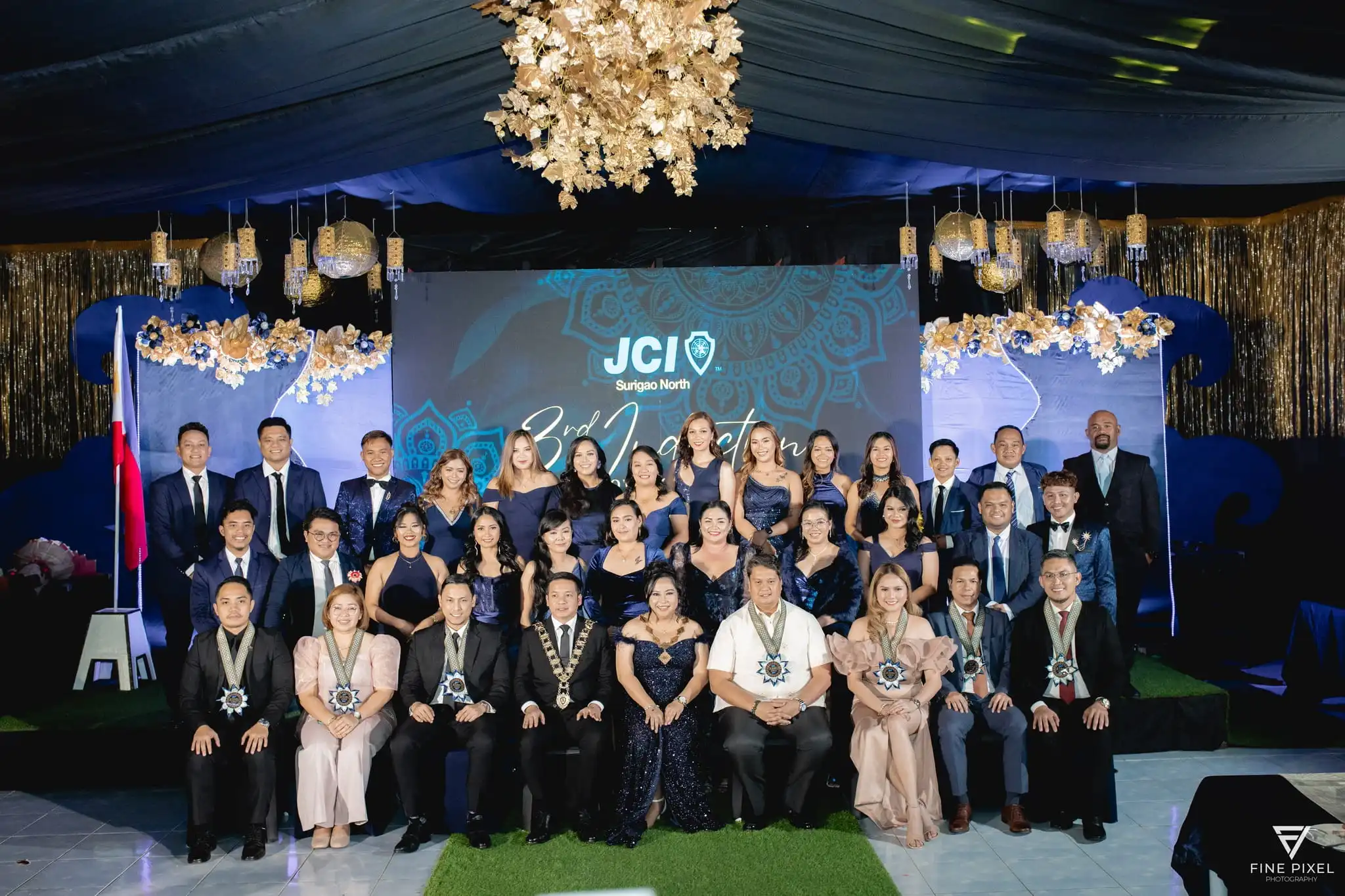 JCI Surigao North members at a community event