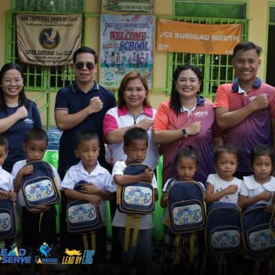 JCI Surigao North Kicks Off Academic Year with Bags to School Project (Year 2) photo 4
