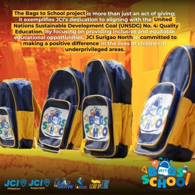 JCI Surigao North Kicks Off Academic Year with Bags to School Project (Year 2)