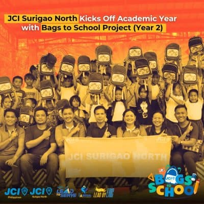 JCI Surigao North Kicks Off Academic Year with Bags to School Project (Year 2) photo 1