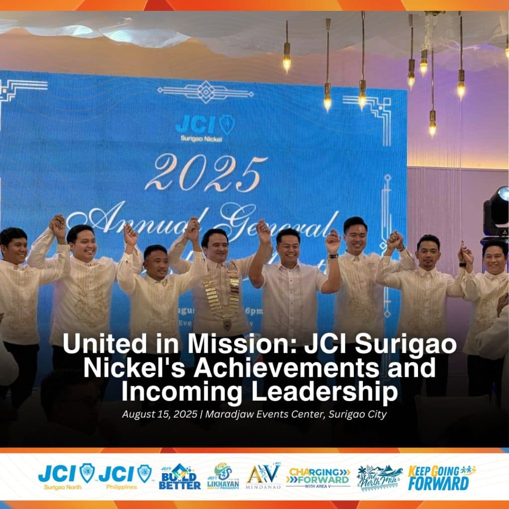 JCI Surigao North Congratulates JCI Surigao Nickel on a Successful AGMM 2025 photo 1