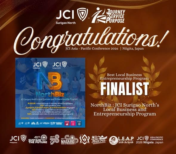 On the ASPAC Stage: JCI Surigao North Makes History! photo 1