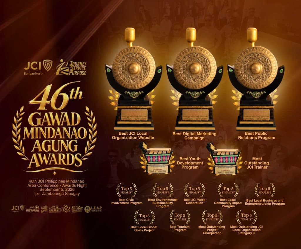 14 Reasons to Be Proud: JCI Surigao Northโs Historic Night at Gawad Mindanao Agung photo 1